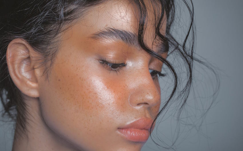 create a dewy effect